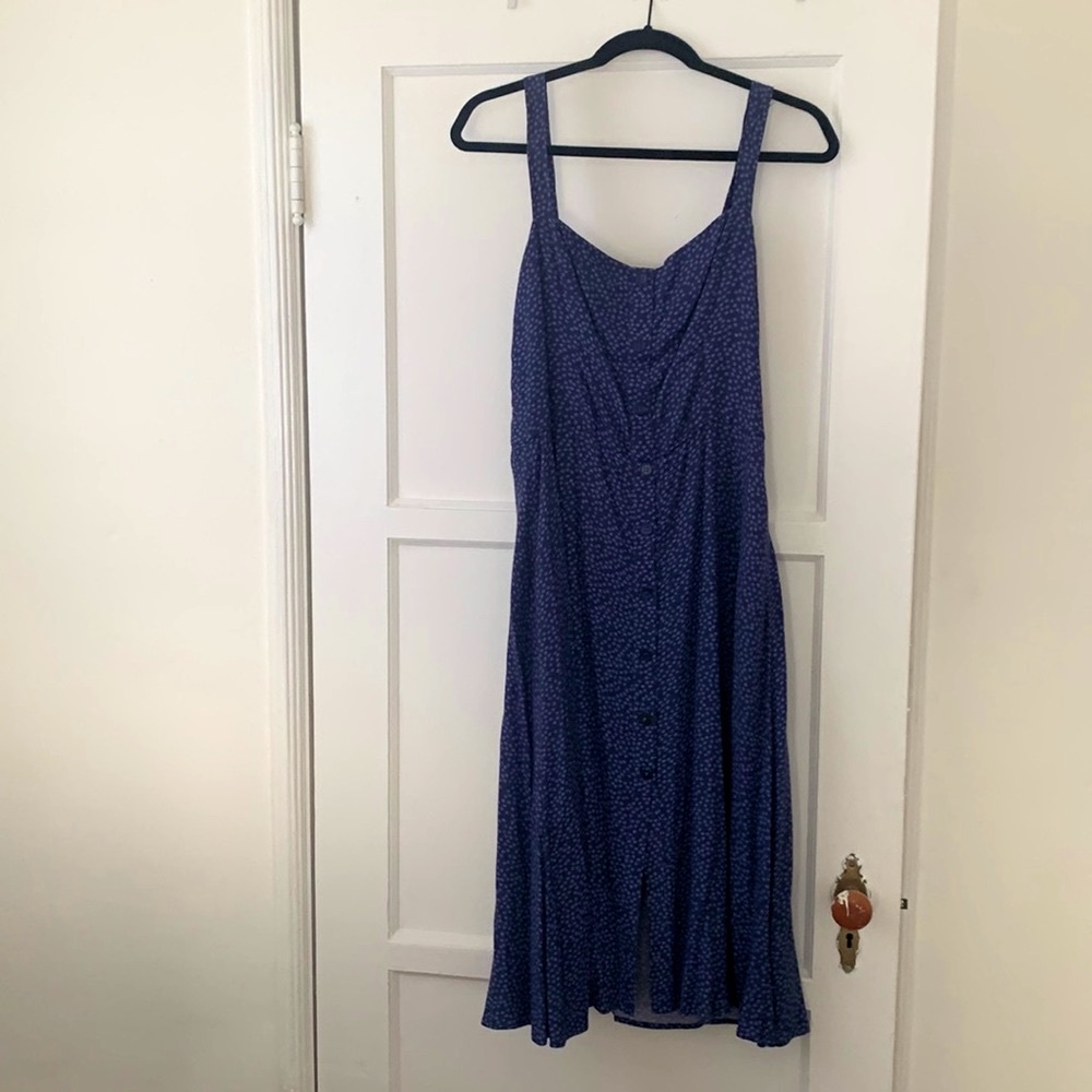 REFORMATION PERSIMMON MIDI DRESS